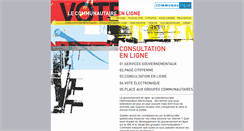 Desktop Screenshot of consultations.communautique.qc.ca
