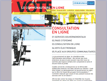 Tablet Screenshot of consultations.communautique.qc.ca