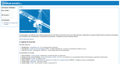 Desktop Screenshot of forumouvert.communautique.qc.ca